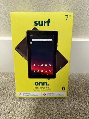 *NEW* ONN Tablet Gen 3 Surf 7" Android 32GB 2GB RAM Quad Core Bluetooth Wi-Fi